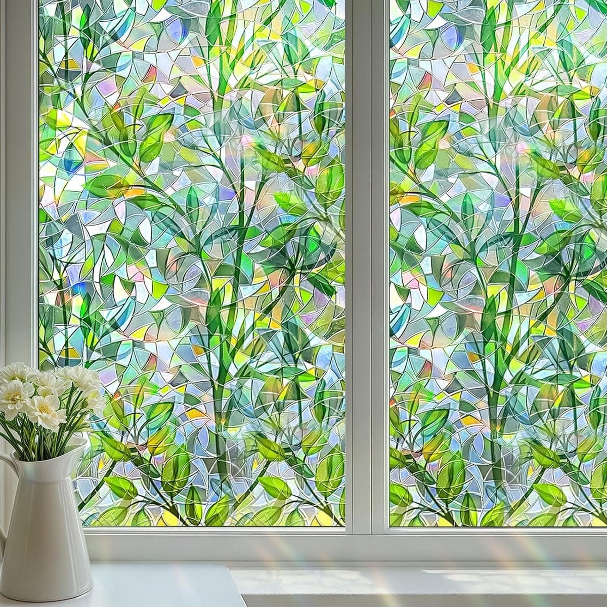Matglas Raamfolie voor Privacy en Decoratie - Herbruikbaar - 50 x 200 cm