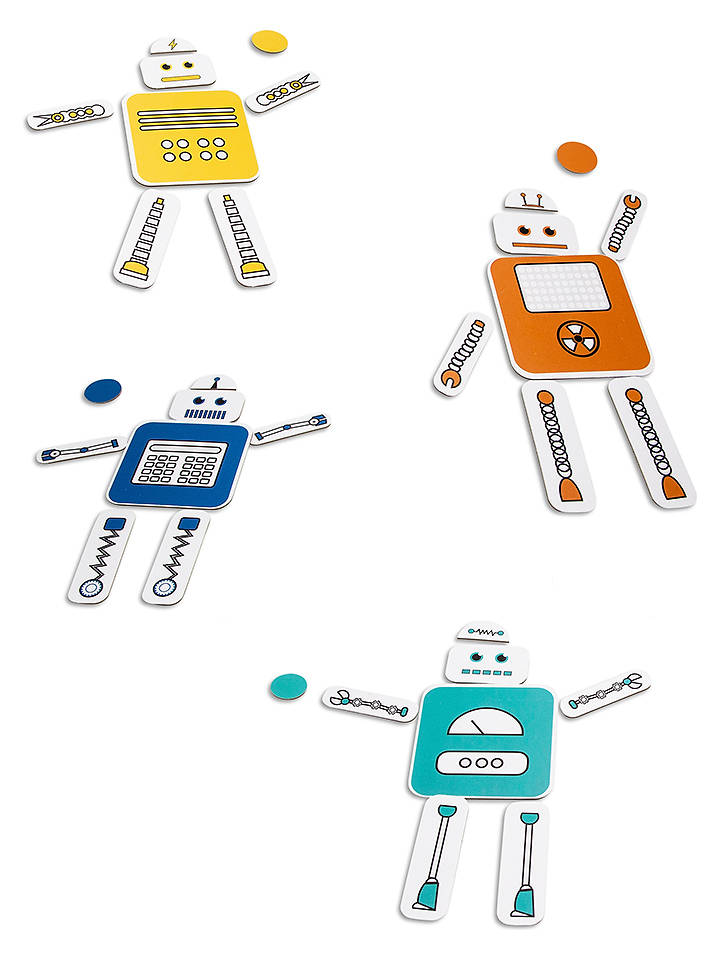 BS Toys Puzzlespiel "Roboter Freunde" - ab 3 Jahren - onesize
