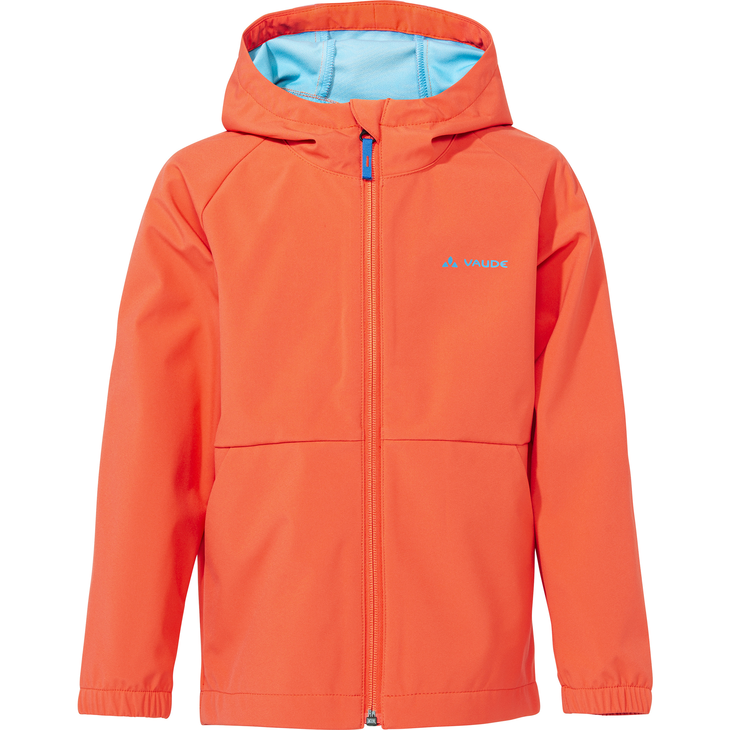 Vaude Kinich Kinder Softshelljacke orange Größe 110 Trekking Wasserabweisend Wasserabweisend