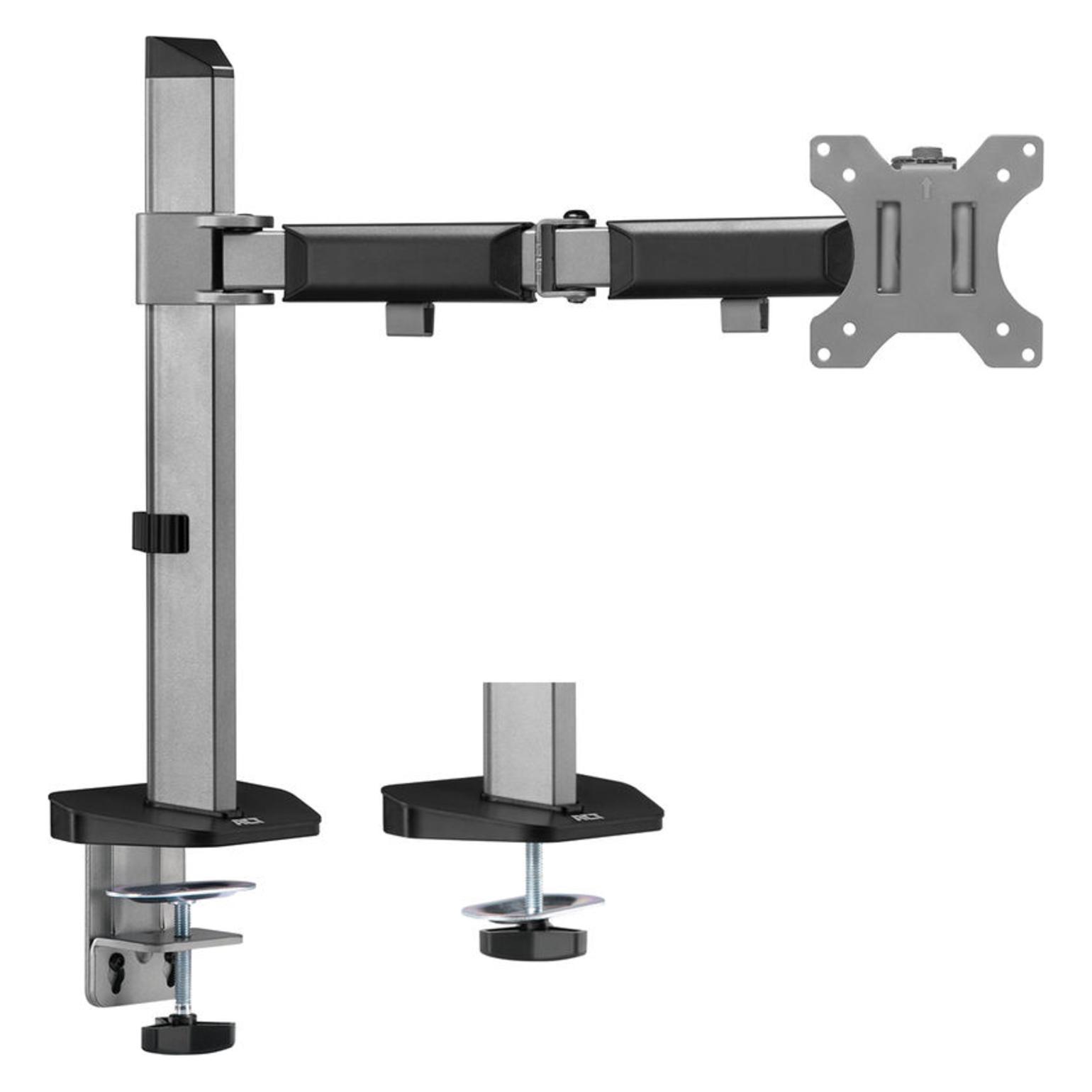 ACT Monitor Desk Mount, 1 screen up to 32ö, gray (Tisch, 32", 9 kg) (AC8335)