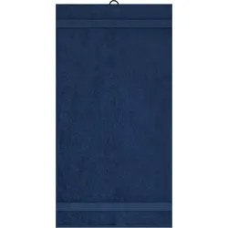 Myrtle Beach Bio Handtuch MB442 navy 50 x 100 cm