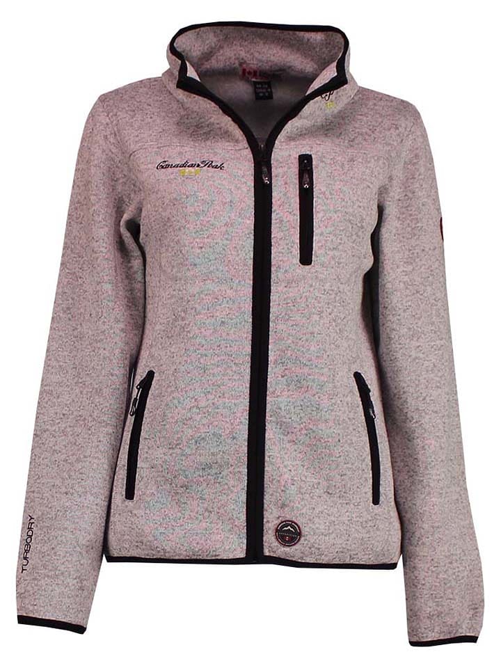 Canadian Peak Fleecejacke "Tedeneak" in Taupe - S