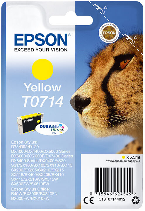 TINTEIRO EPSON T0714 AMARELO
