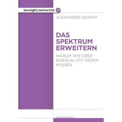 Das Spektrum erweitern, Taschenbuch von Alexander Graeff, Querverlag, 978-3-89656-354-5