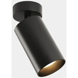 LEDS C4 Strahler ATOM SURFACE MEDIUM 14.3W WARM weiß - 3000K CRI 90  schwarz 6 LEDS-15-6284-60-ML