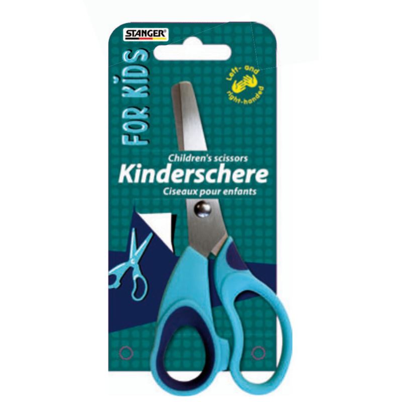 STANGER Schere hellblau-dunkelblau 13,5 cm