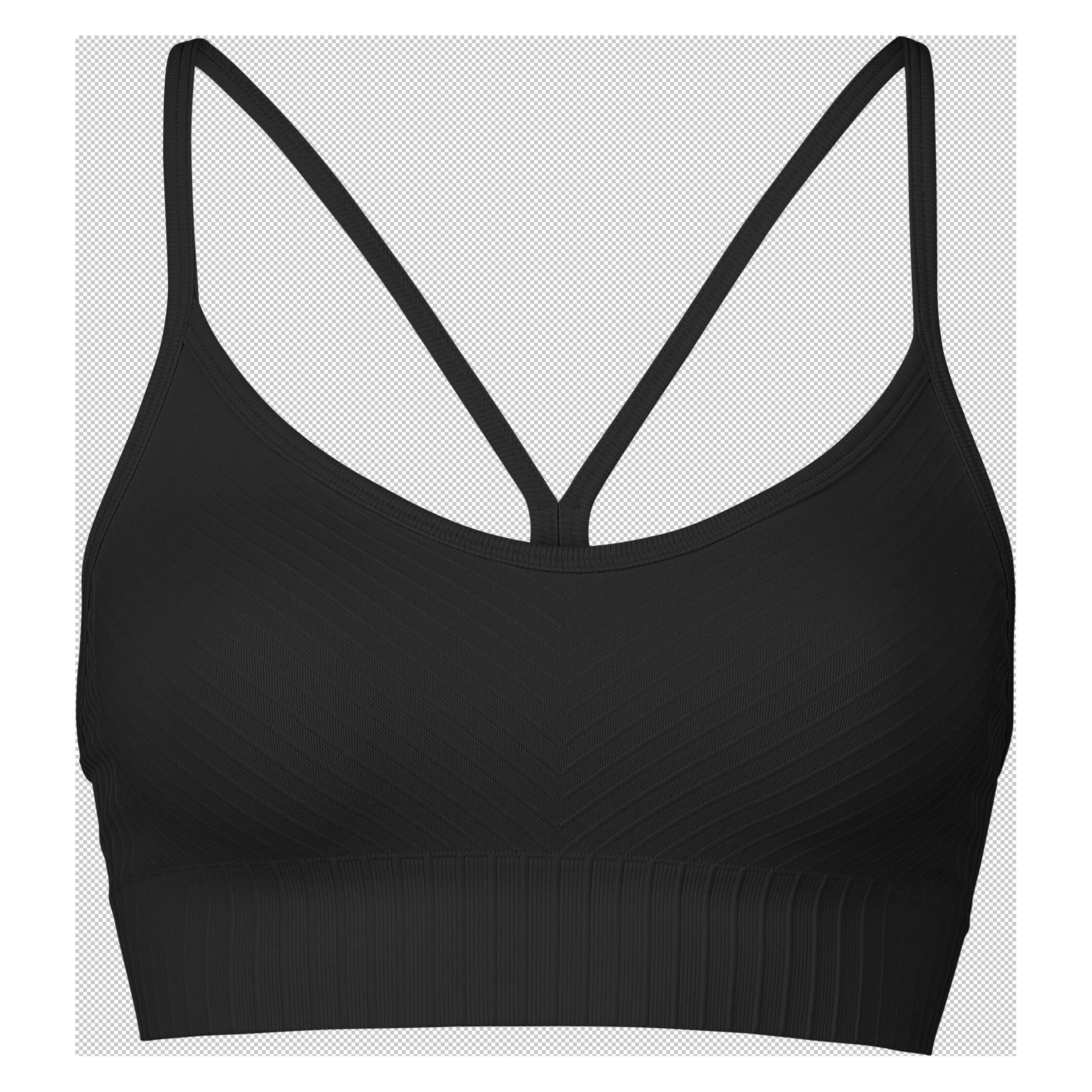 Casall Nahtloses, geripptes Sporttop mit Grafik (L) (54690948)
