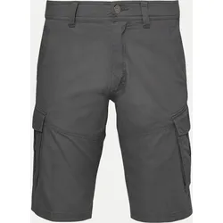 Lässige Cargo-Shorts Grau 34