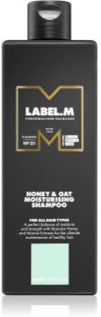 label.m Honey & Oat champô hidratante para uso diário 300 ml. Honey & Oat