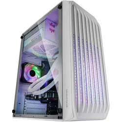 Mars Gaming MC-S2 (mATX, Mini-ITX), PC Gehäuse, Weiss