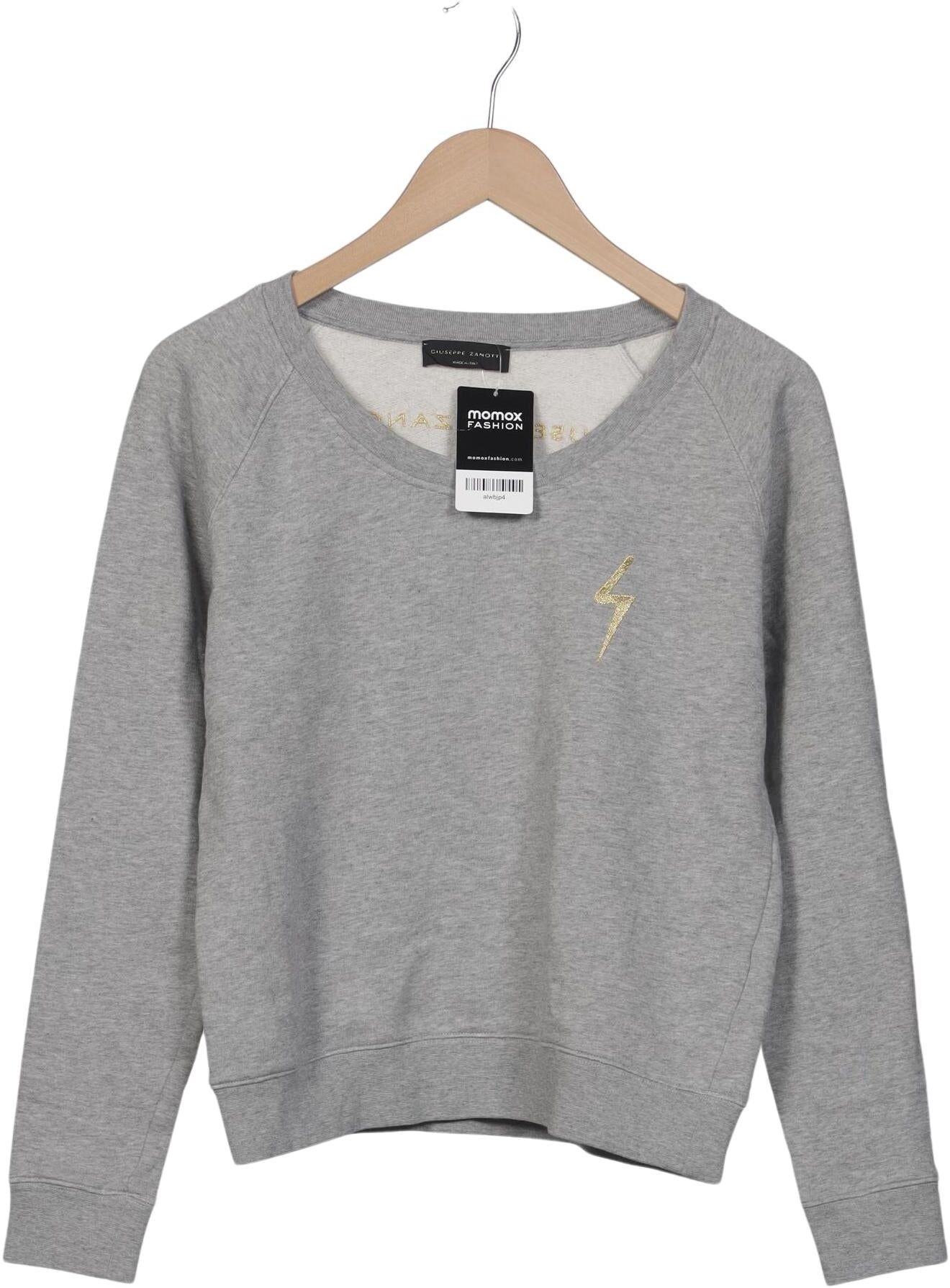 Giuseppe Zanotti Damen Sweater, Grau, Gr. M, Baumwolle - Second Hand