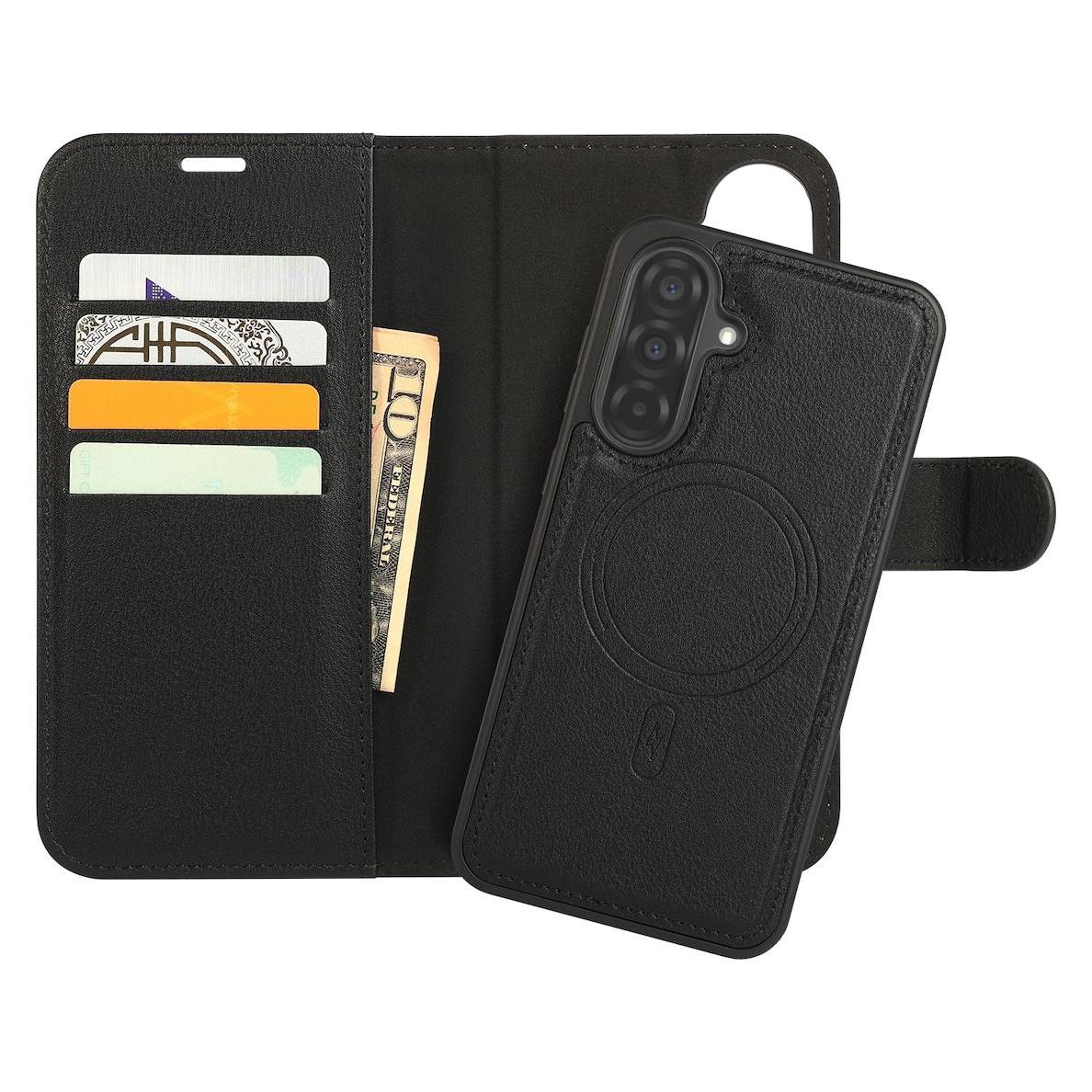 Iiglo Galaxy A36 2-i-1 Wallet cover (sort) (Samsung Galaxy A36) (II-A36-DW-MAG)