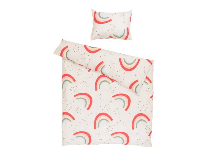 Bettwäschegarnitur Marleni, Byyu, crème/multicolor, Baumwolle