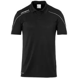 uhlsport Stream 22 Poloshirt schwarz/weiß 152