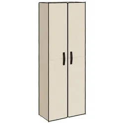 vidaXL Schuhschrank Creme 60x30x166 cm Stoff