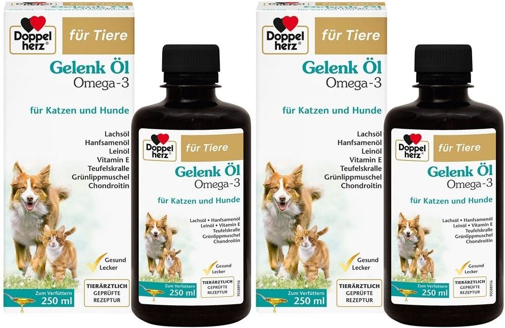 Doppelherz für Tiere Doppelherz Gelenk OEL Ka+H x2 2x250 ml Flüssigkeit