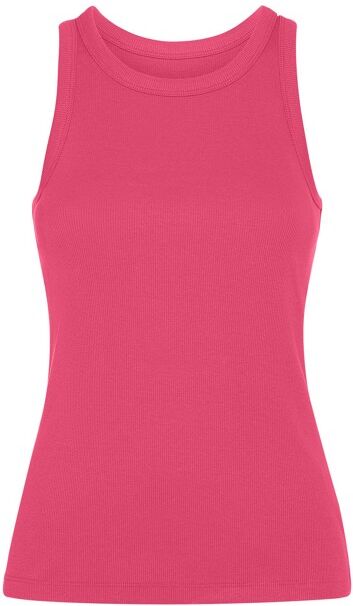 Débardeur femme personnalisé en maille côtelée Dribe XXL FRAMBOISE