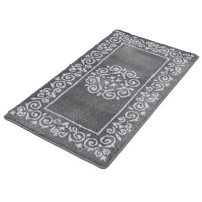 Badematte OTTO HOME "Dafna, Orient-Optik, Vintage Design", grau, H:12mm, Polyester, Badematten, Badematte, Badteppich, Badvorleger, Badezimmer Teppich