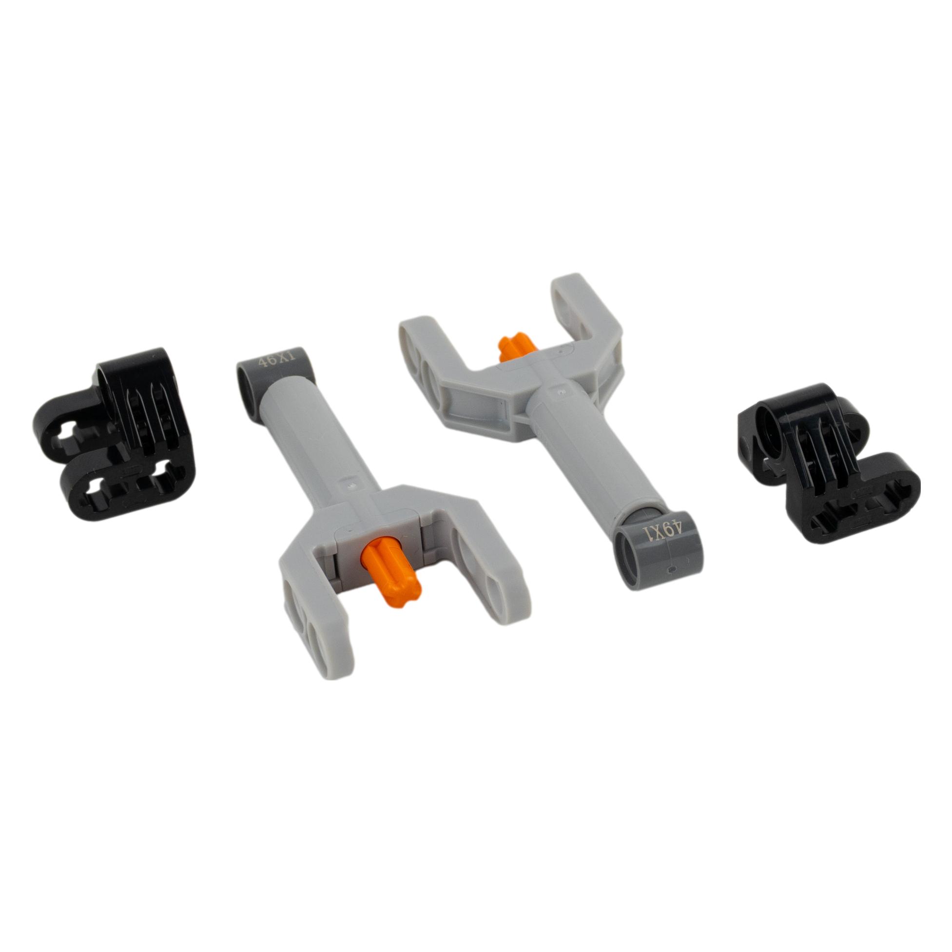LEGO Technic 2 x Linearantrieb Stellzylinder mit Halterung NEU! Teile 4 Stueck (59001063)