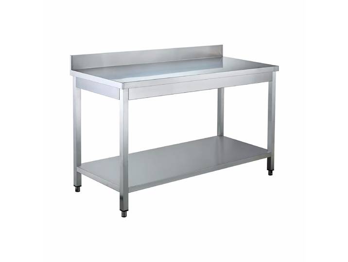 ProChef Arbeitstisch 200x70 – Gastro Inventar/Gastro Einrichtungen – grau
