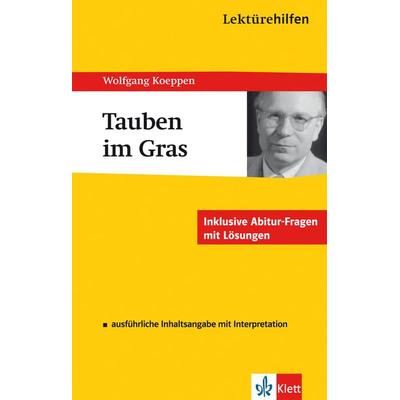 Lektürehilfen Wolfgang Koeppen 'Tauben im Gras'; Taschenbuch von Hanns-Peter Reisner, Klett Lerntraining bei PONS Langenscheidt GmbH,