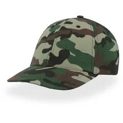 Atlantis Unisex 6-Panel Kappe 'Start Six' Klassische Cap STSX camouflage one size
