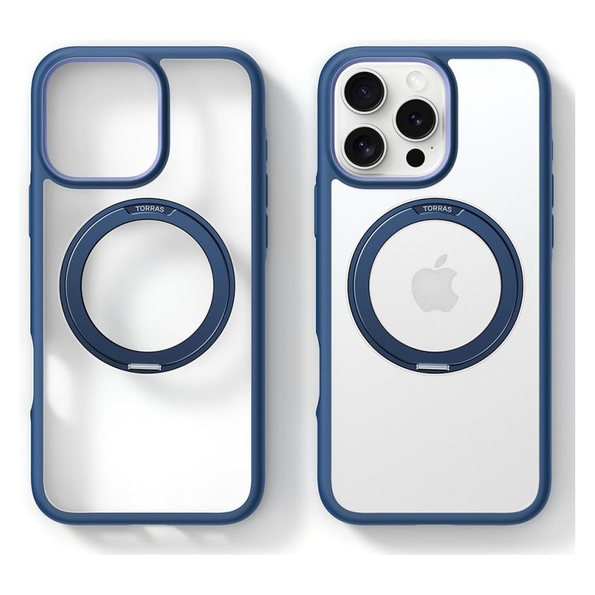 Torras - Ostand R Fusion Series - iPhone 16 Pro - Navy Blue (Apple iPhone 16 Pro) (56364617)