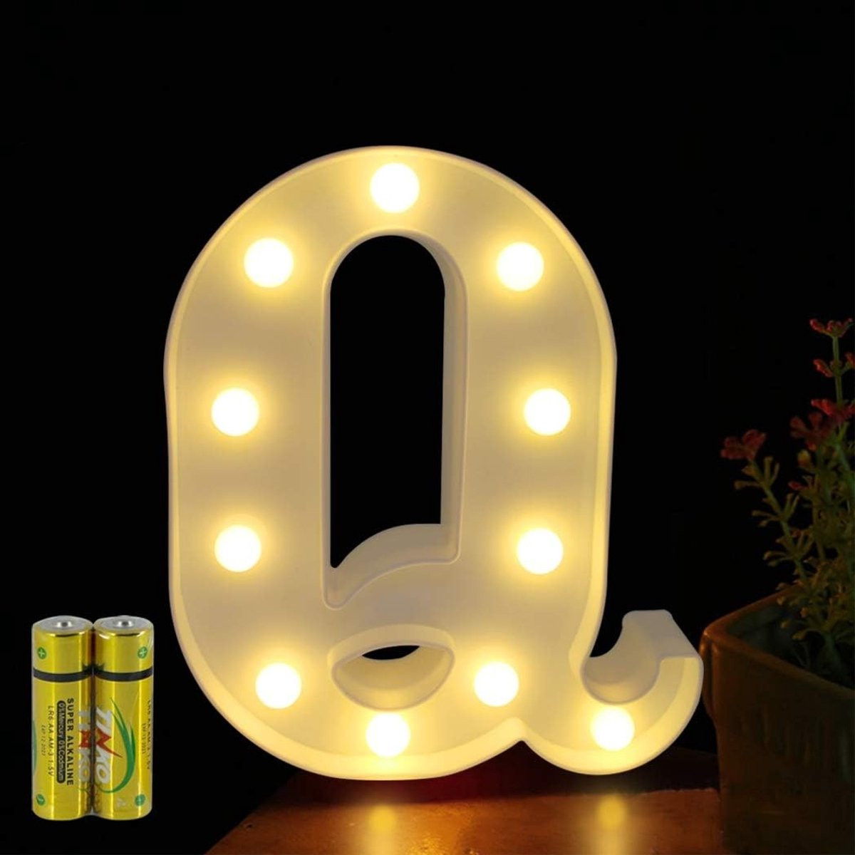 LED Alphabet Nachtlampje voor Kinderkamers en Decoratie