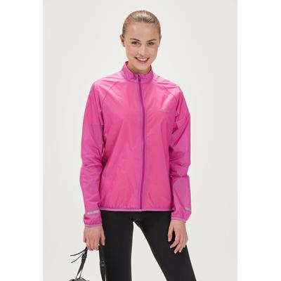 Softshelljacke ENDURANCE "IMMIE W Packable", Damen, Gr. 40, pink (fuchsia), Polyamid, unifarben, normal, Rundhals, Jacken Softshelljacke, extra leicht mit kleinem Packmaß