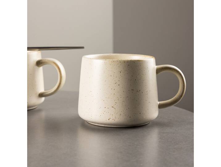 Tasse Active 2er-Set 8cm Beige