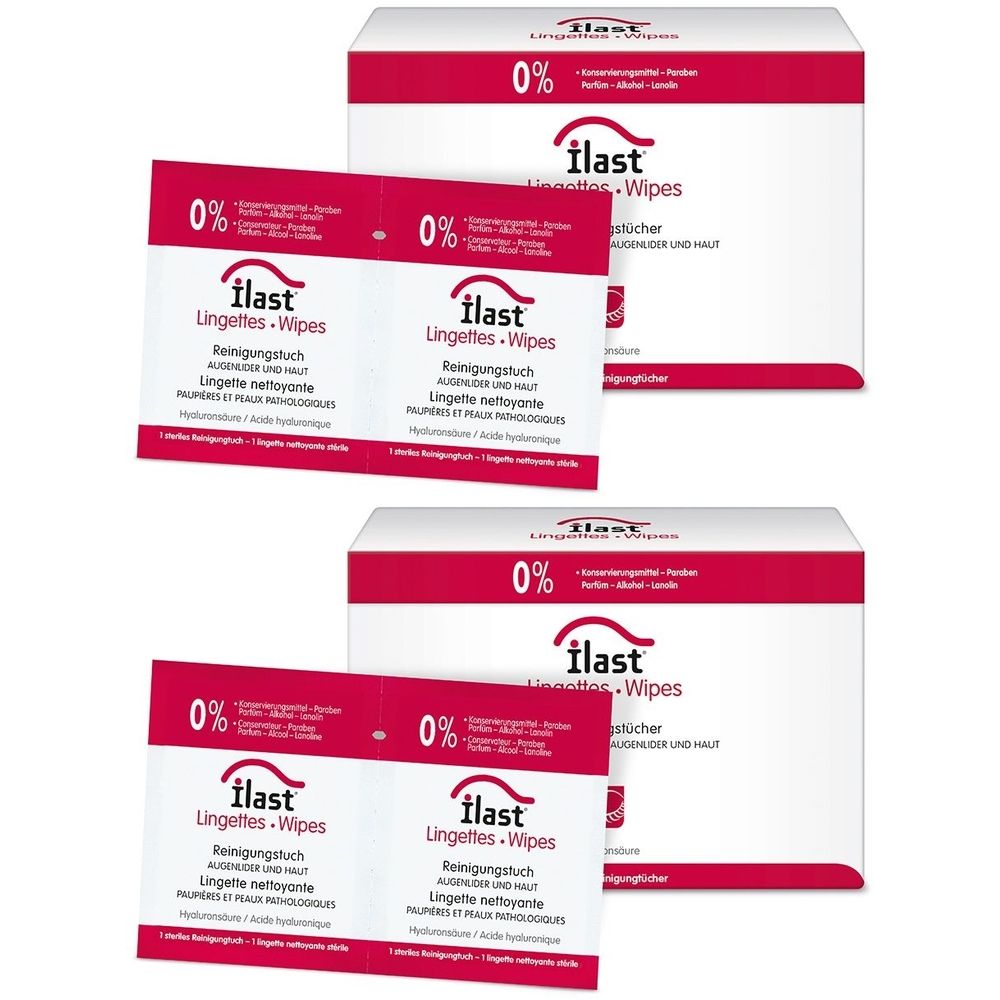 Ilast Wipes 2x 2x20 St Tücher