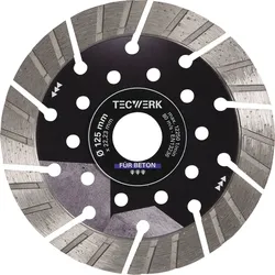 Diamanttrennscheibe BETON PRO D.125mm Bohr.22,23mm Seg.-H.15mm Seg.-S.2,4mm