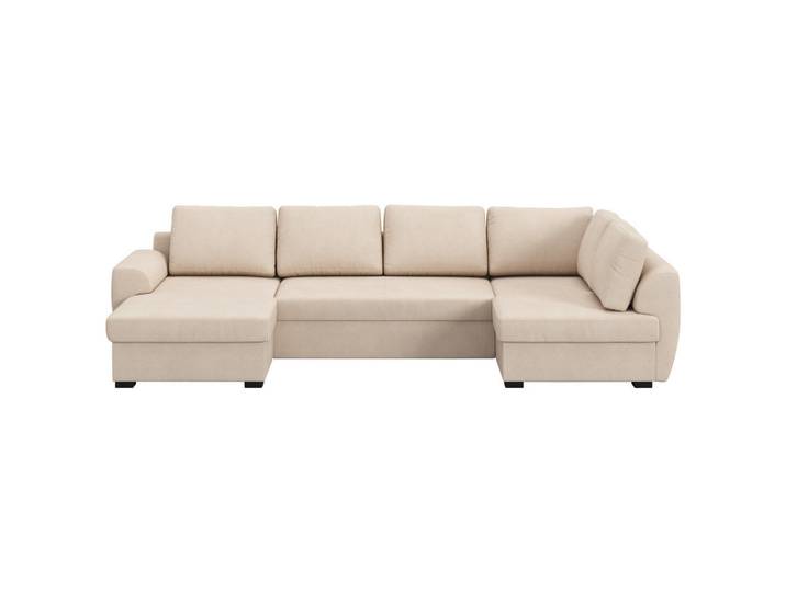 Mid.you Wohnlandschaft, Natur, Kunststoff, seitenverkehrt montierbar, U-Form, 327x154 cm, Bettfunktion erhältlich, Wohnzimmer, Sofas & Couches, Wohnlandschaften, Wohnlandschaft U-Form
