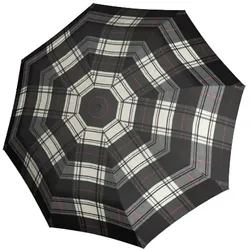 Knirps Taschenschirm T.200 Medium Duomatic check black & white - 28