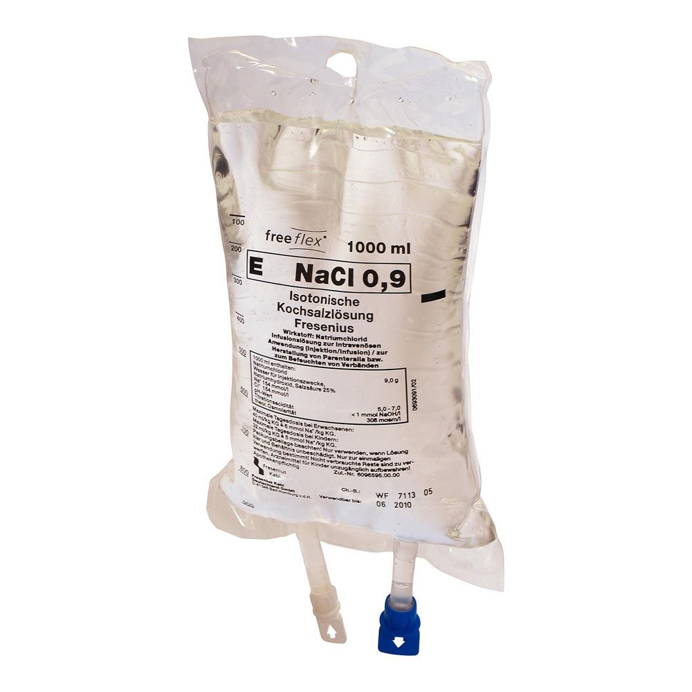 Isotonische Kochsalzlösung Fresenius freeflex 10x1000 ml Infusionslösung