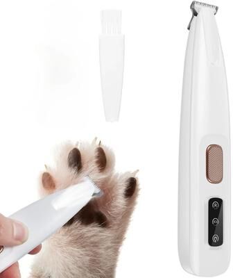 Uplifted Finds Smart Waterproof Pet Hair Shaver And Local Trimmer black And White