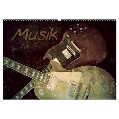 Musik im Fokus (Wandkalender 2026 DIN A2 quer), CALVENDO Monatskalender