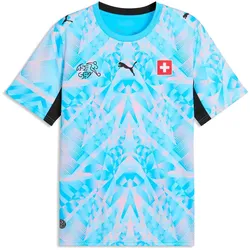 PUMA SFV Schweiz Match Torwarttrikot 2026 Herren 86 - luminous blue/peach smoothie XXL