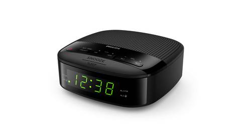 Philips TAR3205 Radiowecker FM Schwarz