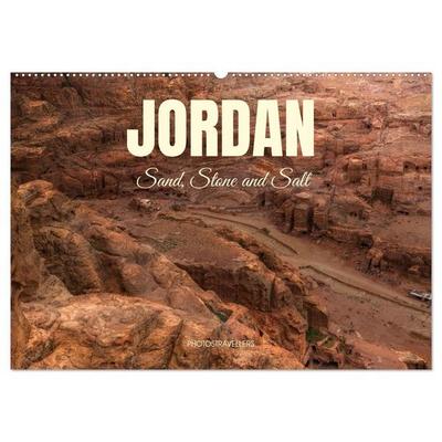 Jordan Sand, Stone and Salt (Wall Calendar 2026 DIN A2 landscape), CALVENDO 12 Month Wall Calendar