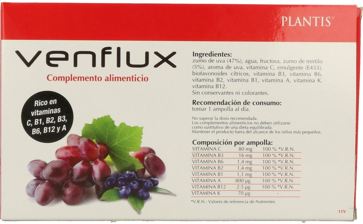 Plantis Venflux 20 Viales
