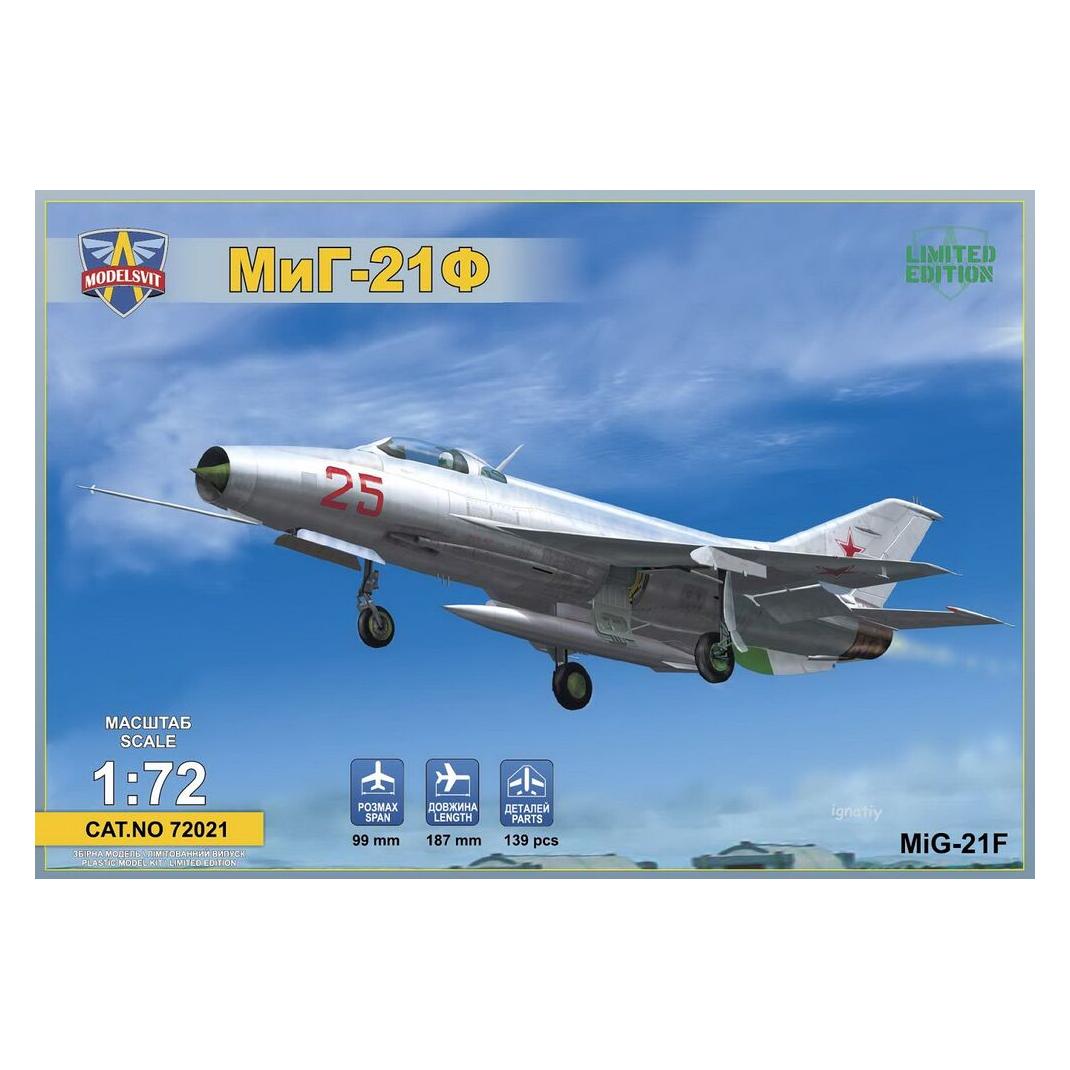 Modelsvit MiG-21F (Izdeliye 72) supersonic fighter (MSVIT72021)