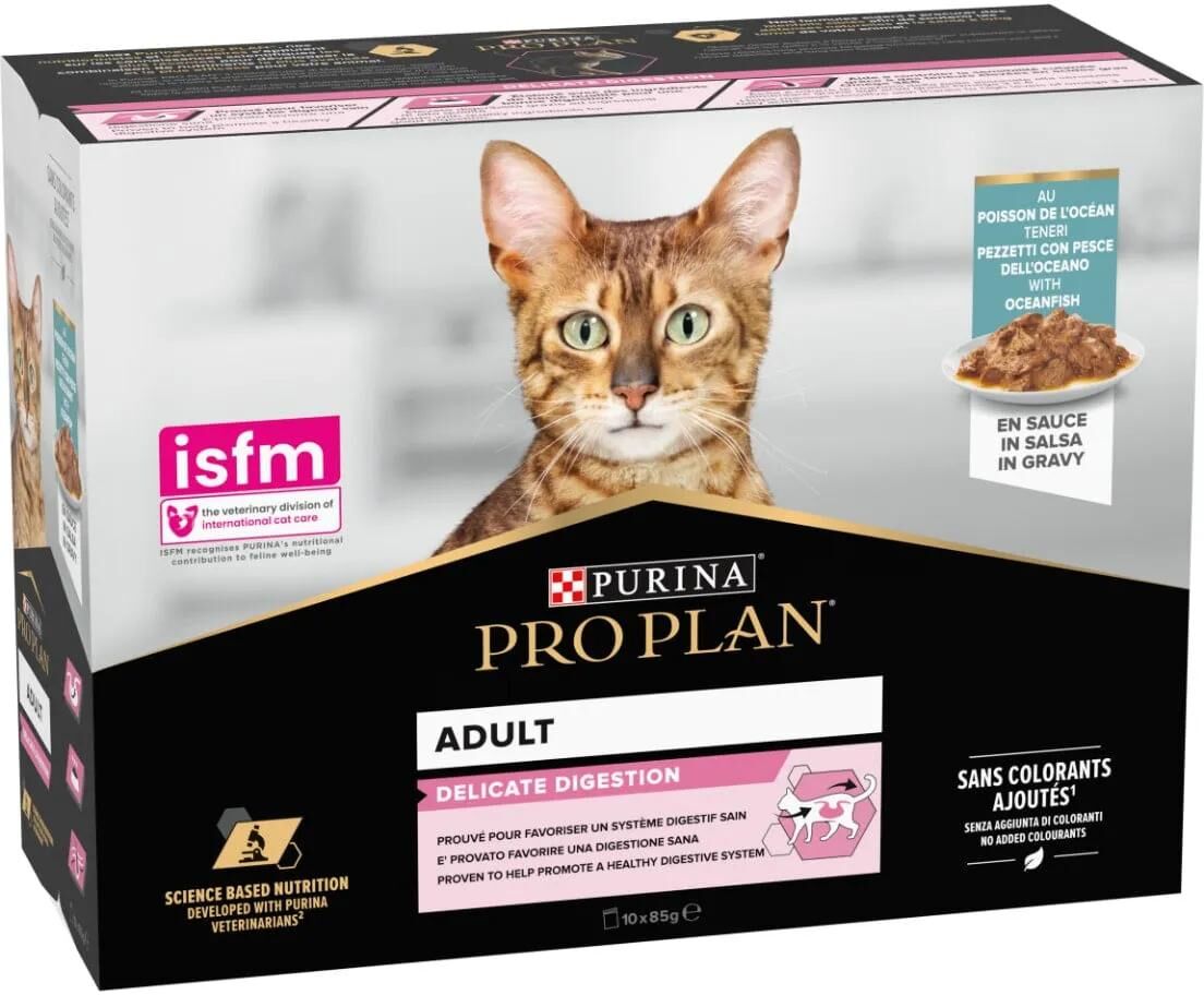 Purina Pro Plan Delicate Digestion Cat KIT RISPARMIO PESCE OCEANO 30X85G