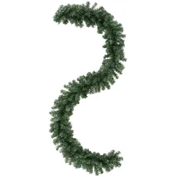 vidaXL Weihnachtsgirlande Grün 270 cm PVC 42056974