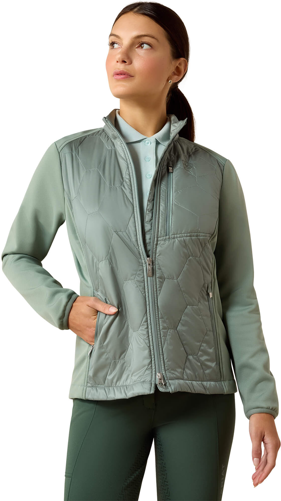Women's Fusion Insulated Jacket in Chinois Green, Size: 2XL by Ariat