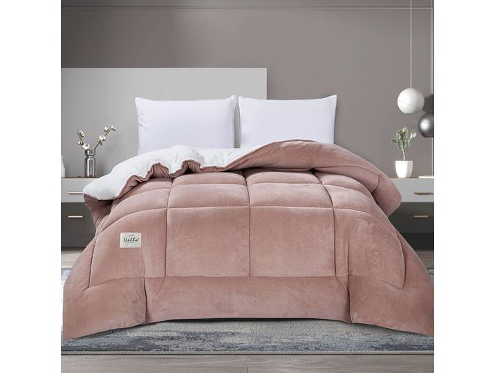 Couette en laine d'agneau pour dortoir, noyau de couette thermique épaissi, simple, étudiant, hiver, nouveau