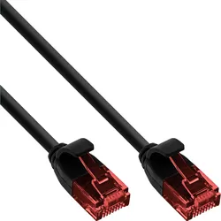 InLine® Cavo patch Lan Slim, U/UTP, Cat.6, nero, 3m