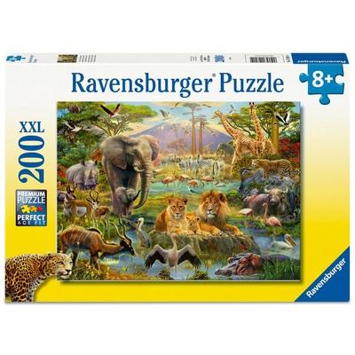 Kinderpuzzle 200 XXL Teile - Tiere in der Savanne