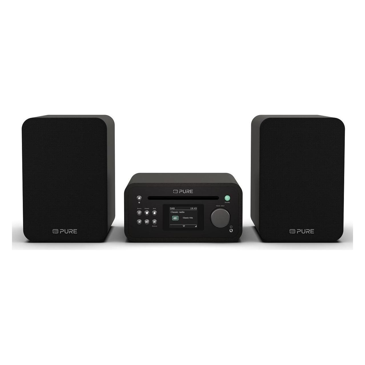 Pure Classic Stereo Mini Black (Bluetooth, CD Player) (255604)