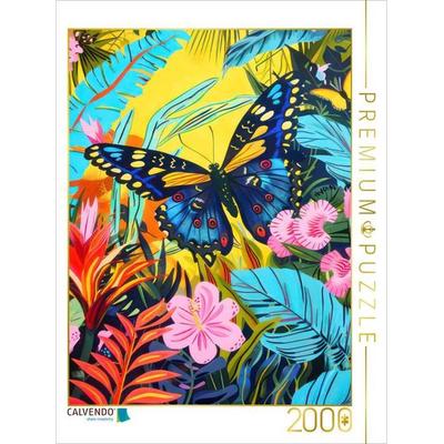 CALVENDO Puzzle Dschungeltiere Pop Art | 2000 Teile Lege-Größe 90x67cm Foto-Puzzle für glückliche Stunden